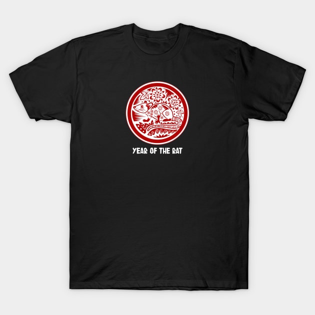 Year of the Rat T-Shirt by Peppermint Narwhal